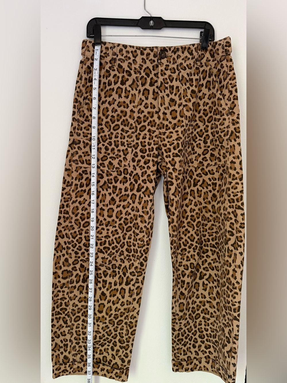 pistola Leopard-Print Pants in Tan & Black TORI UTILITY PANT - FELINE - Picture 5 of 14